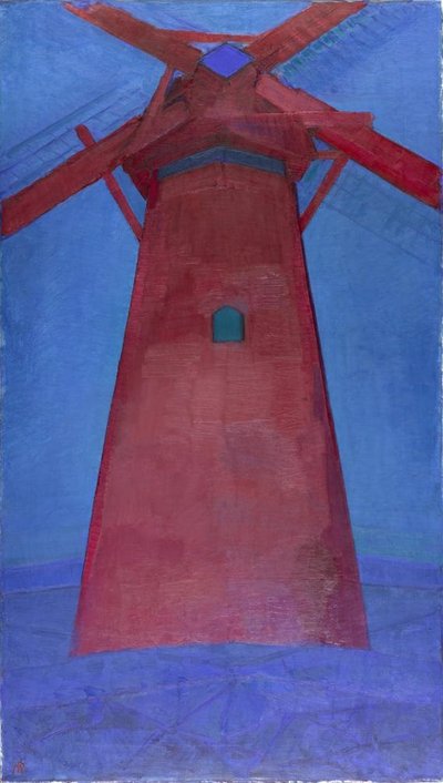 モンドリアンレッドミル 作： Piet Mondrian